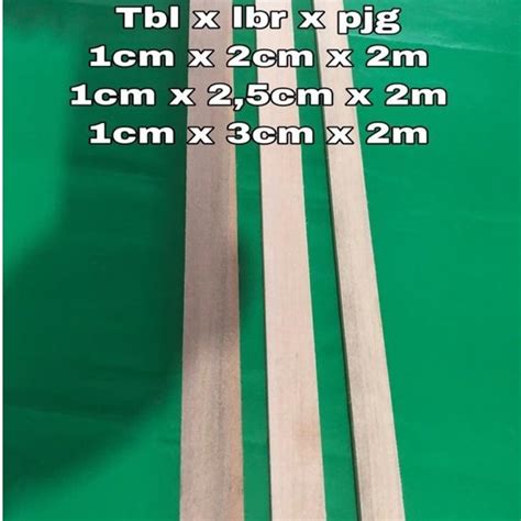 Jual Lis Kayu Wall Moulding 1x2 1x25 1x3 X 2meter List Kayu Halus