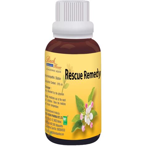 Buy Bio India Bach Flower Rescue Remedy (30ml) at best price | Homoeobazaar