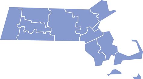 outline drawing of massachusetts state map. 43546707 PNG