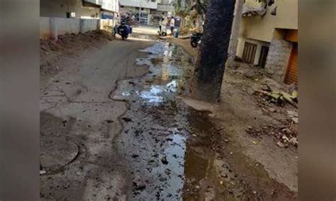 Hyderabad Official Apathy Worsens Sewage Overflow Stench In Qutubullapur