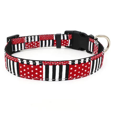 Dog Collar Personalized Nylon Pet Dog Tag Collar Custom Puppy Cat Nameplate ID Collars ...