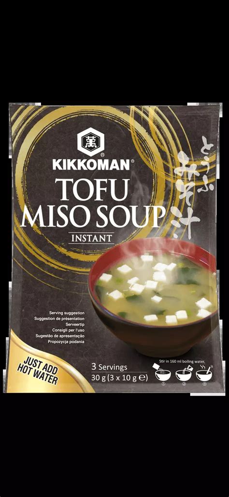 Soupe Instantanée Au Miso Et Au Tofu Kikkoman Kikkoman