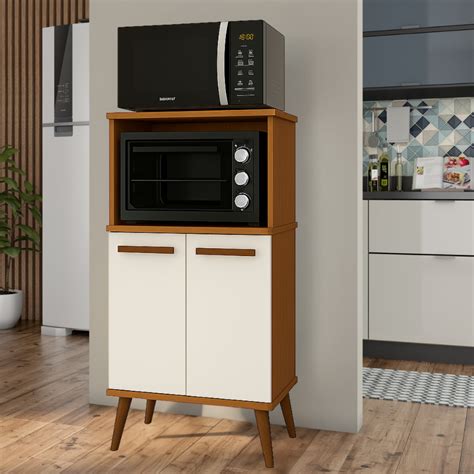 Móveis Para Microondas E Forno - Armario Multiuso para Microondas e Forno e com 02 Portas Lisboa ...