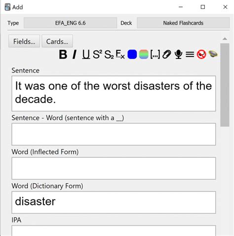 Creating Naked Flashcards Ankimaster