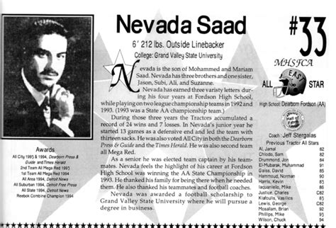 Nevada Saad MHSFCA