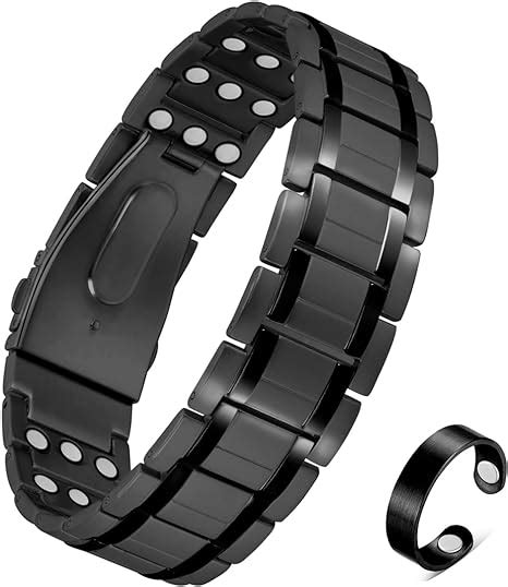 Vicmag 3X Magnetic Bracelet For Men Pure Titanium Bracelet 3500 Gauss