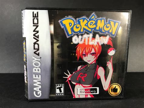 Pokemon Outlaw ROM Hack Fan Made Game Gameboy Advance GBA Etsy