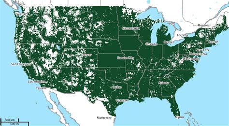 Sprint Coverage Map Of Usa Canada Map