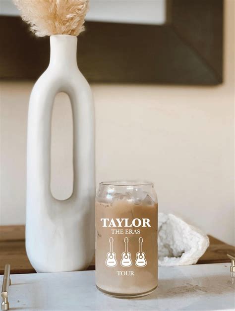 16oz Taylor Swift Beer Glass Taylor Swift Eras Tour Glass Cup Glass ...