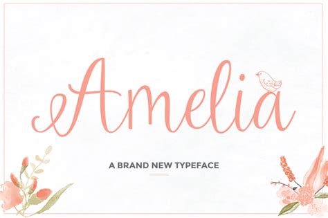 Amelia Script 50 Off Brush Script Fonts Script Fonts Handwritten