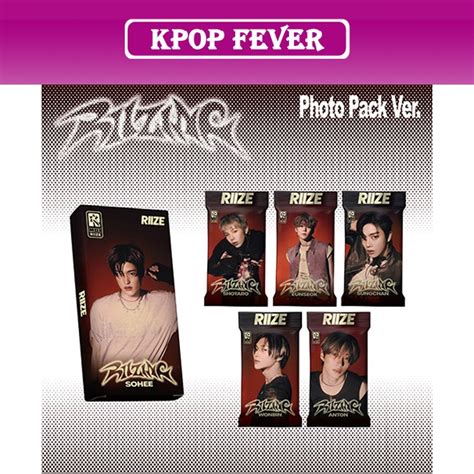 RIIZE 1ST MINI ALBUM RIIZING Photo Pack Ver Shopee Malaysia