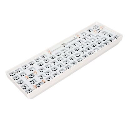 WHITE DIY MECHANICAL KEYBOARD Kit Hot Swappable Switch Key Compact Keyboard PicClick UK