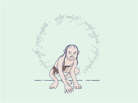 Lord of the Rings: Gollum and Smeagol by Isabelle Russell on Dribbble