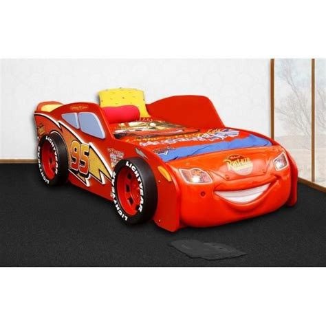 Lit Cars Flash Mcqueen Table De Lit A Roulettes