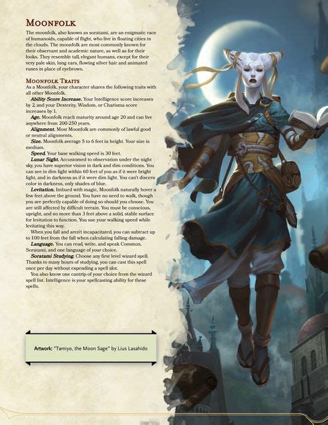 20 Best Dandd 5e Homebrew Races Images Dnd 5e Homebrew Dnd Classes