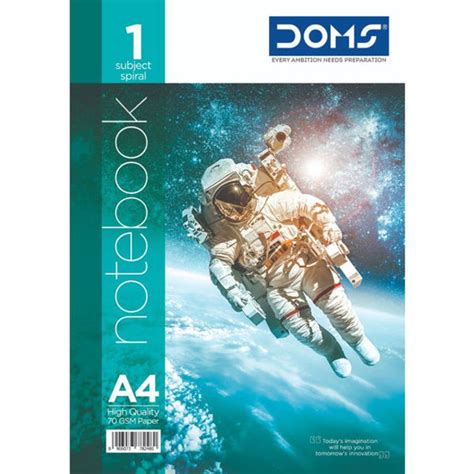 Buy Doms 1 Subject Spiral Note Books Single Line (People'S Mind Series ... 