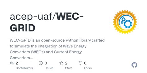 Github Acep Uafwec Grid Wec Grid Is An Open Source Python Library