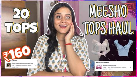 Huge Pinterest Inspired Tops Haul From Meesho Starting From