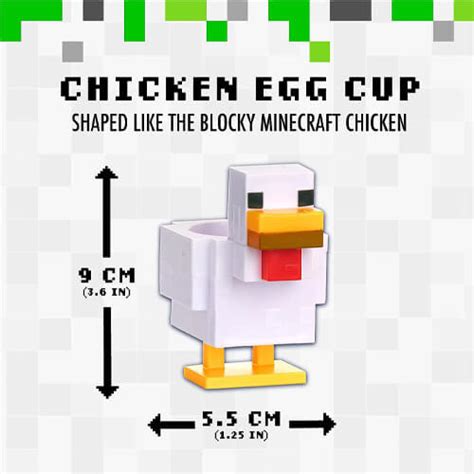 Paladone Minecraft Chicken Egg Cup And Toast Cutte Goblin Games