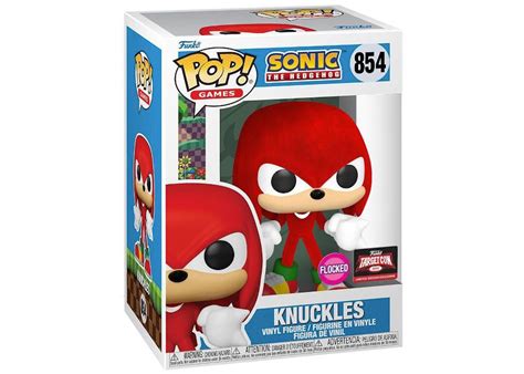 Funko Pop Games Sonic The Hedgehog Knuckles Flocked Target Con 2022