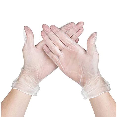 Disposable Clear Vinyl Powder Free Gloves Acs Packaging Supplies