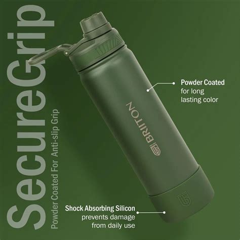 Ml Briiton Thermoflask Aurum Green Hydraflask Hot And Cold Water Bottle At Rs In New Delhi