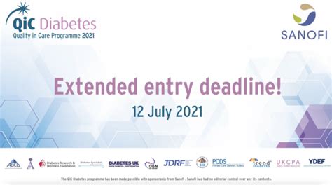 Submission Date Extended For QiC Diabetes Awards 2021 The Diabetes Times