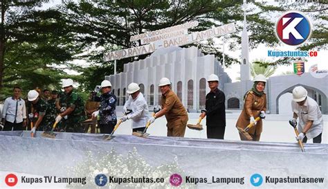 Kupas Tuntas Pembangunan Masjid Raya Al Bakrie Lampung Ditarget