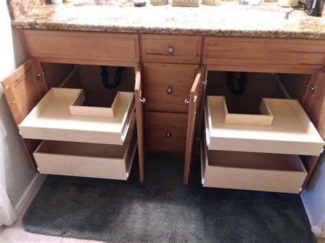 Pull-Out Drawers for Bathroom Cabinets — A Quality Roll-Outs