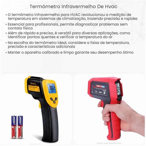 Termómetro infravermelho de HVAC Como funciona aplicação e vantagens