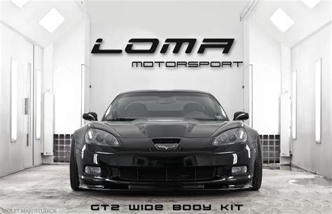 Black Chevrolet Corvette C6 Zr1 Gt2 Widebody By Loma® Moto Flickr