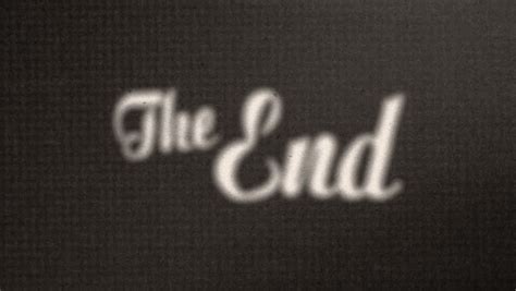 The End Film Stockvideoklipp 1299178 | Shutterstock