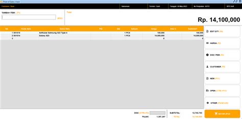 Pembayaran Potong Uang Muka Di Kasir BeeAccounting