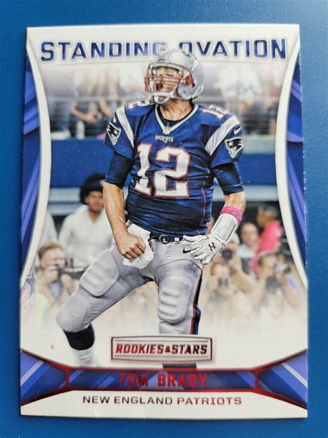 Tom Brady 2016 Panini Rands Standing Ovation Red Foil 9 New England