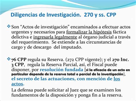 Actos De Investigacion Y Prueba Aula Virtual Ppt