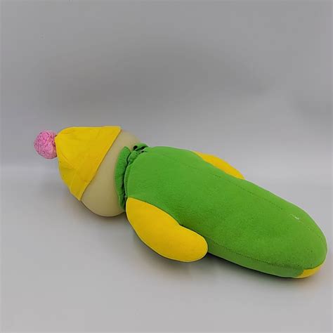 Ancienne Peluche Luciole Phosphorescent Toto Vert Jaune Ajena