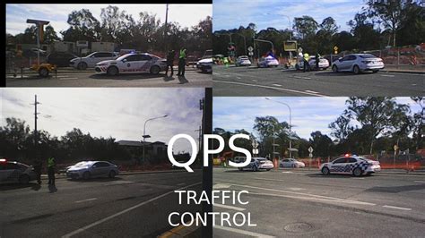 4x QPS Camry 3x Marked And 1x Unmarked Traffic Control At Roadworks