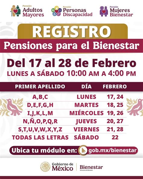 Calendario de inscripción a Pensión Bienestar en febrero 2025: Inicia registro hoy; ¿Quiénes