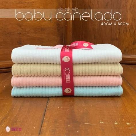 Comprar Kit Plush Canelado Baby Textura Premium Toque Macio E Aveludado