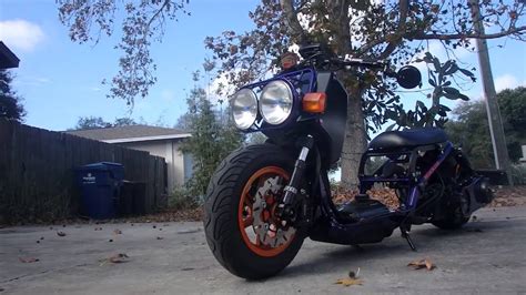 Slammed Cc Honda Ruckus Youtube