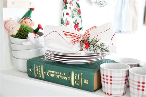 Diy Christmas Stamped Tea Towels The Curated Farmhouse