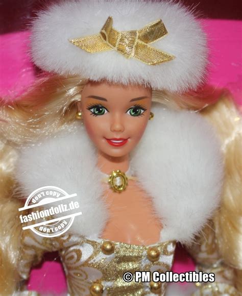 1995 Winter Fantasy Barbie Blonde 15334 Fashiondollz Info