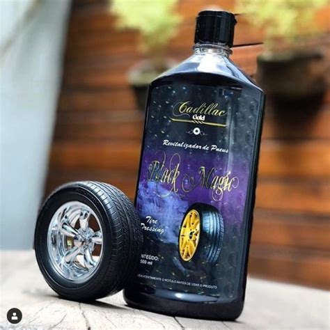 Pretinho Para Pneu Black Magic Cadillac 500 Ml Shopee Brasil