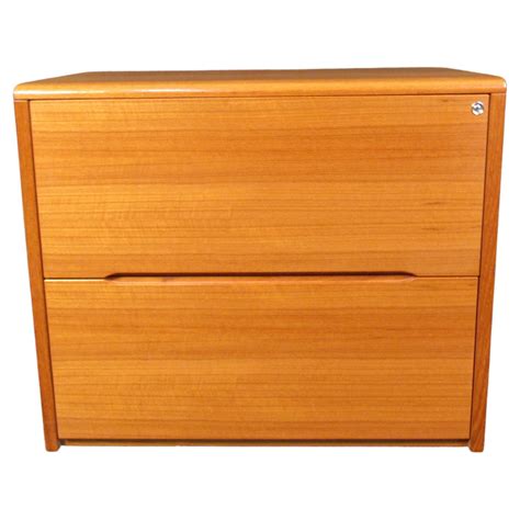 Two Drawer Wood File Cabinet Storage Drawer With Locking