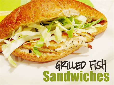 Lovely Little Snippets: Grilled Fish Sandwiches