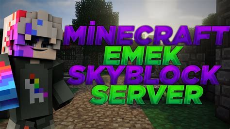 Türkiyenin en iyi emek skyblock sunucusu CraftHolina tanıtım YouTube