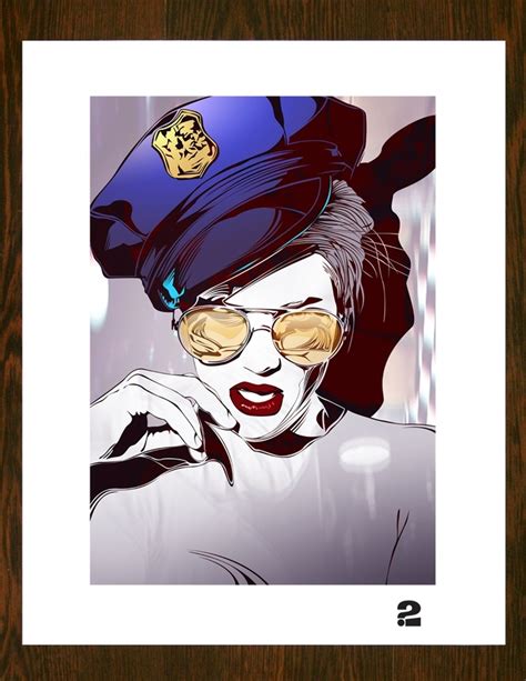 Babe Cop Art Print By Nikita Abakumov Numbered Edition From