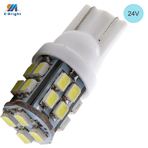 YM E Bright 4PCS 24V T10 194 168 Led Lights 1206 20 SMD 20Leds Signal