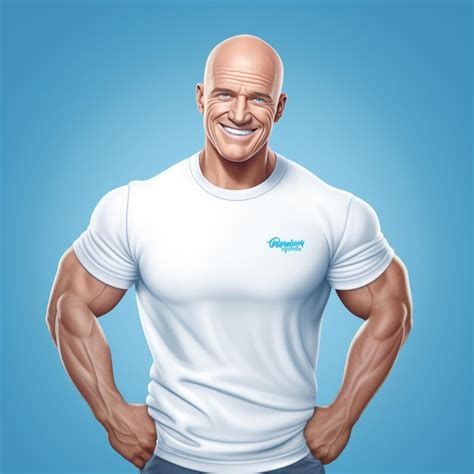 Premium Ai Image Unleashing The Magic Mr Clean White Tshirt A