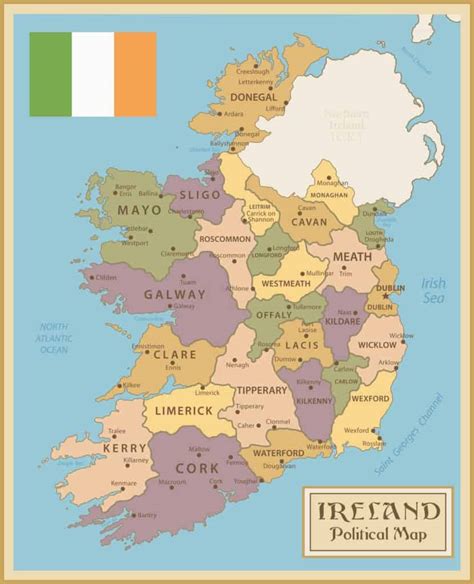 Irlanda Mapa